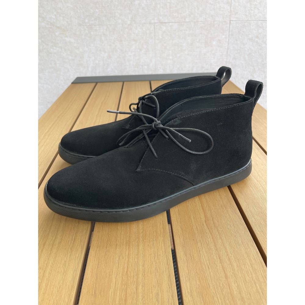 FitFlop Collins Suede Chukka Boots Black Desert Shoes Mens US 12 070-001